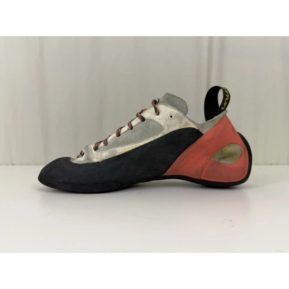 La Sportiva Finale XS Edge Beige Suede Climbing Shoes Sz 41 Womens 9.5 Men’s 8.5
